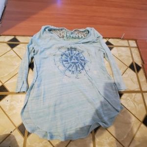 True Self Nautical Top Size L